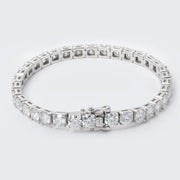 14K Gold Round Cut Lab Grown Diamond 4 Prongs Tennis Bracelet - LGG Jewelry